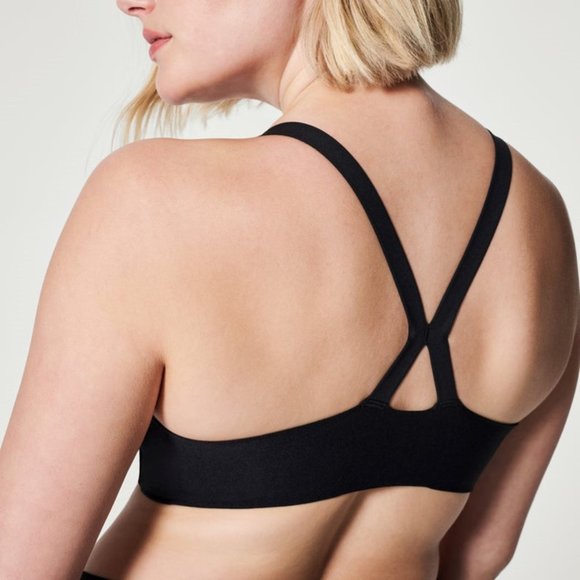 SPANX Bra-llelujah! Mama Nursing Racerback Wrap Bra Very Black Various Sizes NWT - Picture 6 of 10